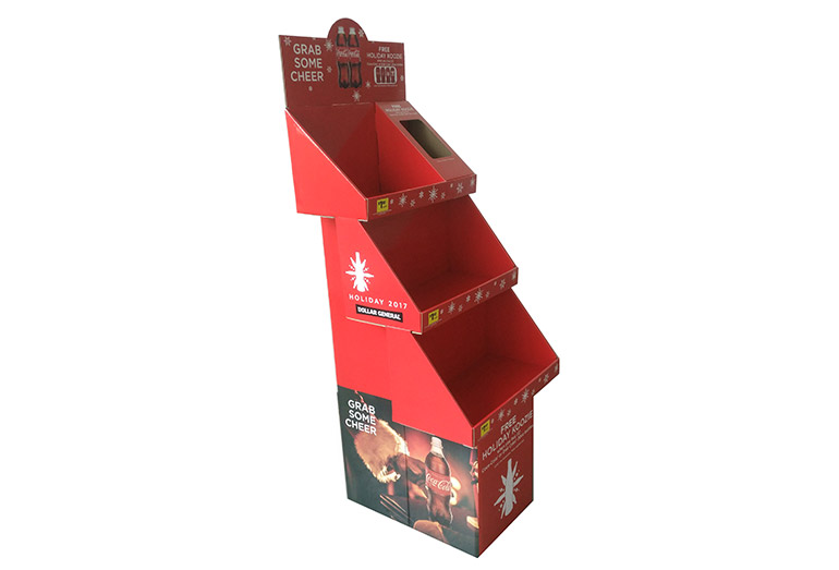 出口美国市场可口可乐堆箱展示架